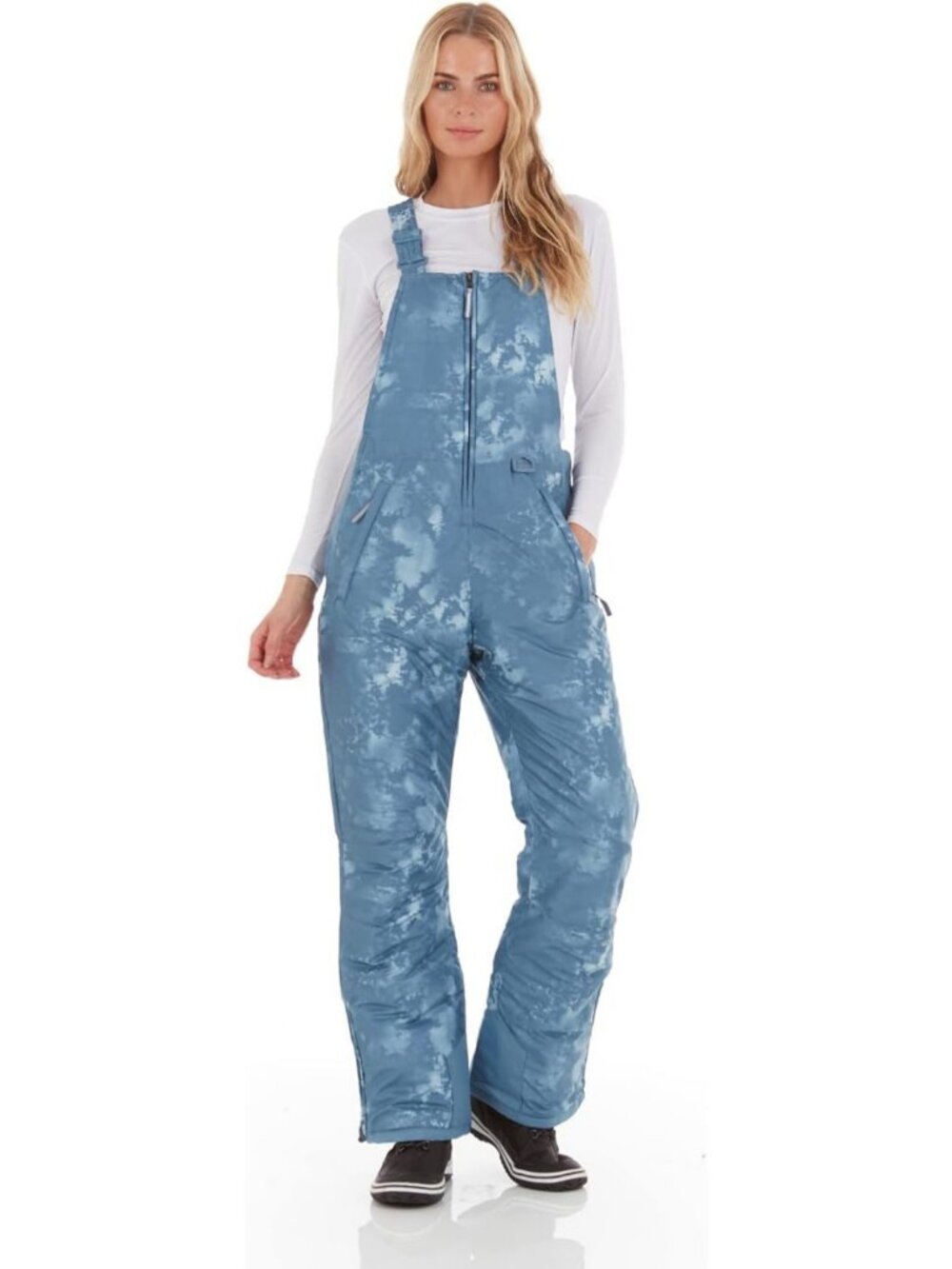 Insulated Women's Ski Snow Bibs - Waterproof, Water-Resistant Winter Overalls